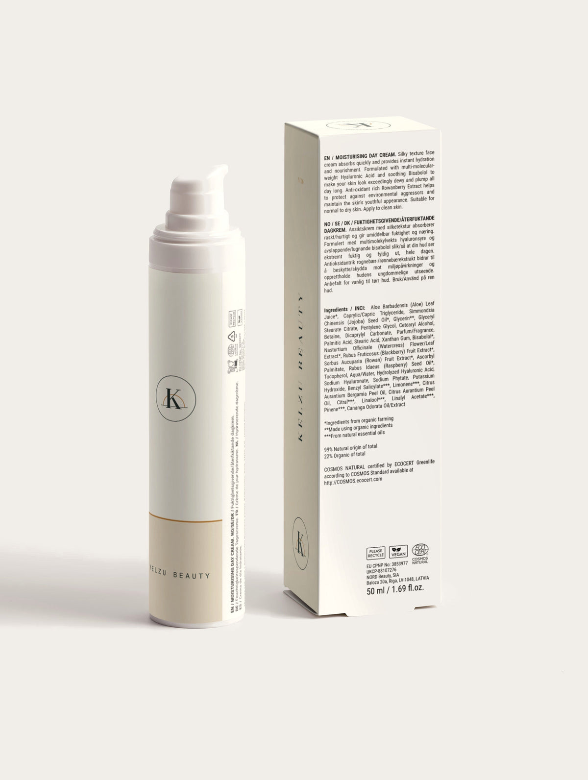 N°06 DAY – Feuchtigkeitscreme für den Tag 50 ml – Rückseite